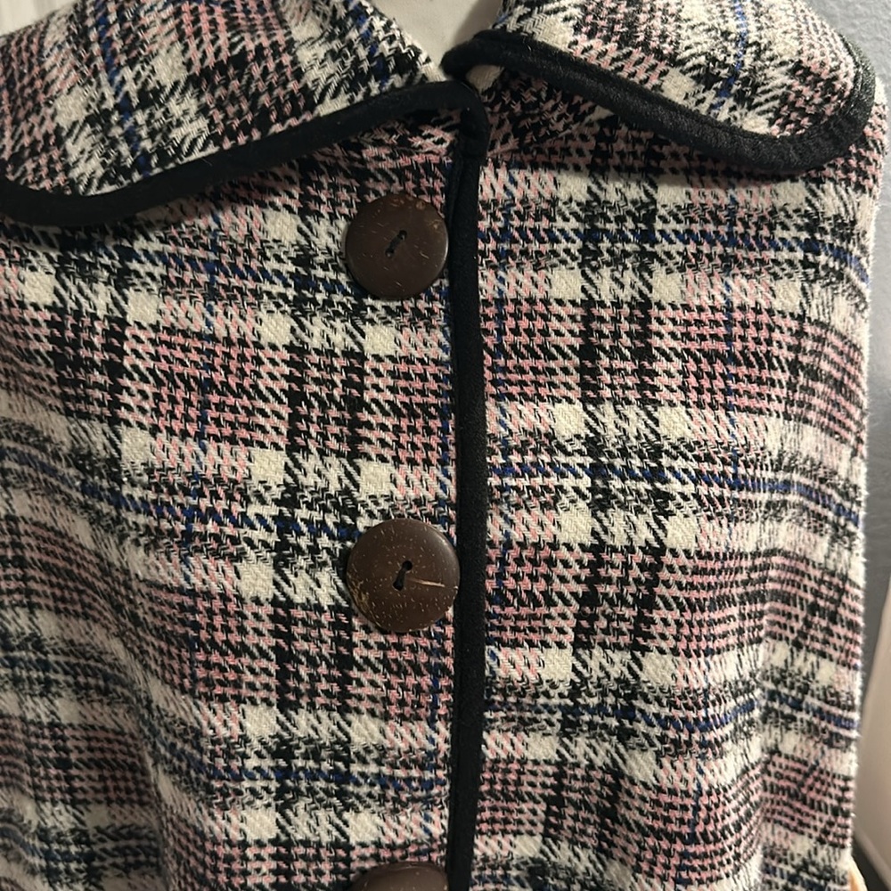 Solid Collared Cape Tops, Vintage Elegant Loose O… - image 2